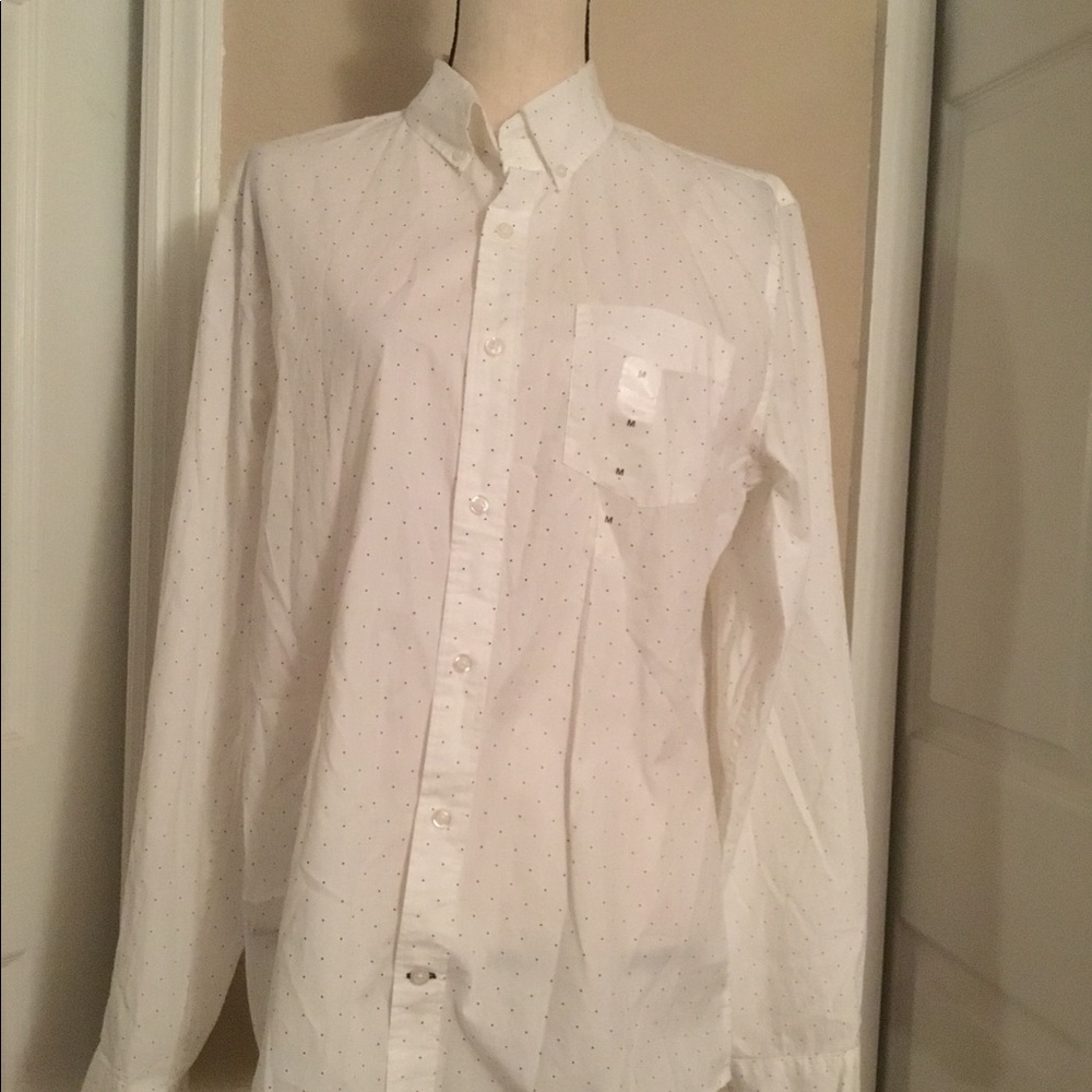 Gap slim fit long sleeve t shirt white M